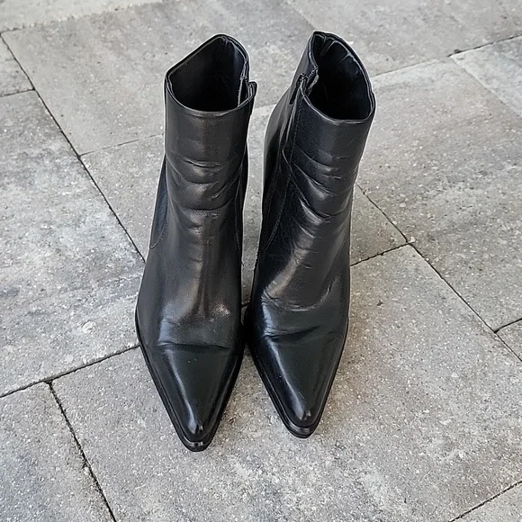 MIA Kensington Leather ankle boots - Picture 2 of 9